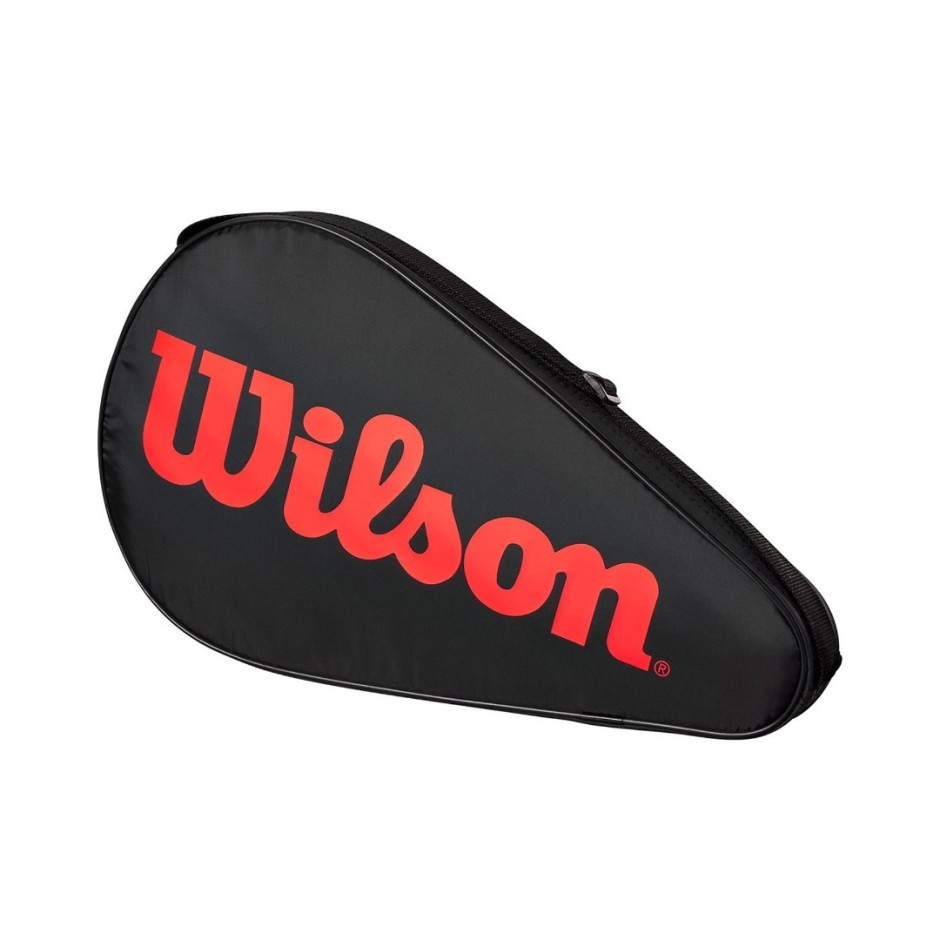 WILSON PADEL COVER WR8904301-BLACK/INFRARED Black