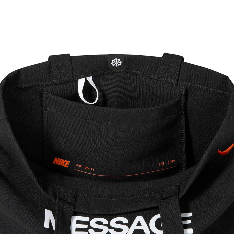 Τσάντα Tote Μαύρη - Nike Heritage 'Your Message Here'