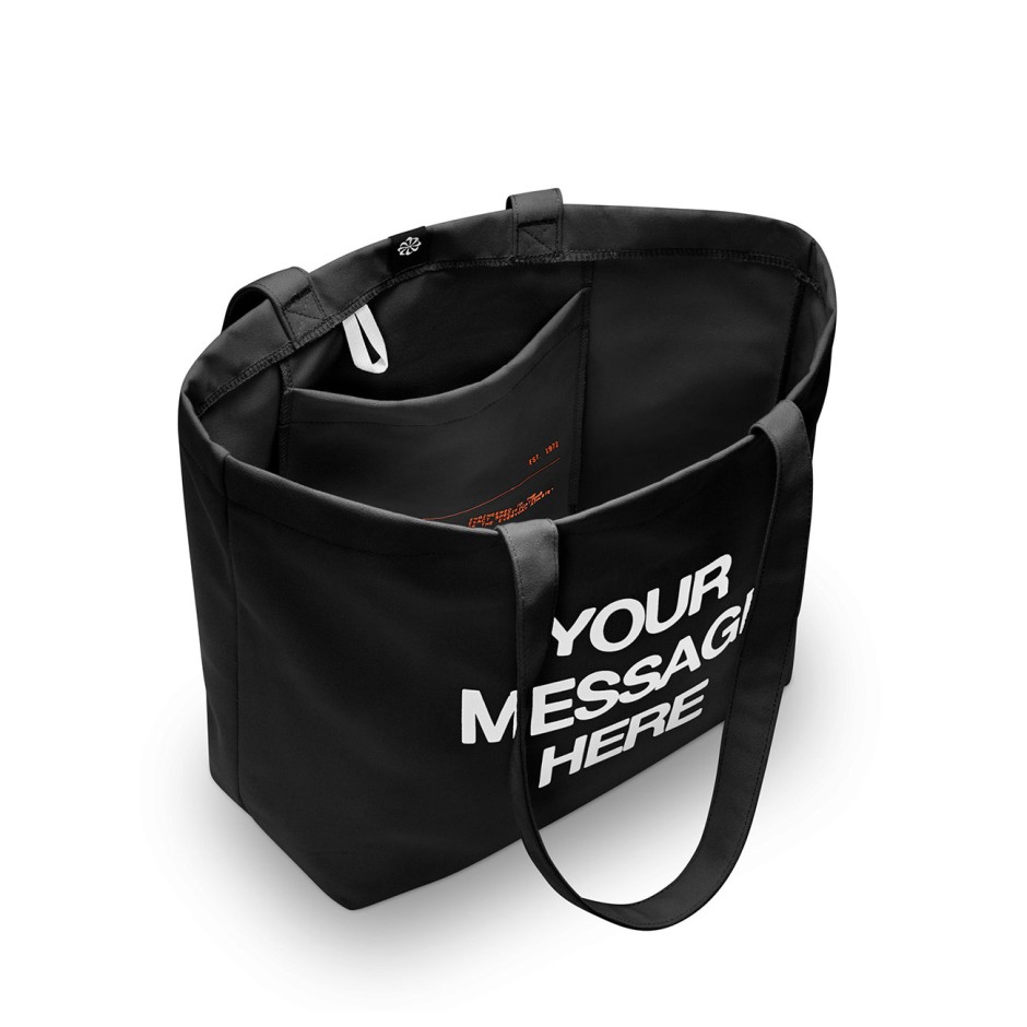 Τσάντα Tote Μαύρη - Nike Heritage 'Your Message Here'