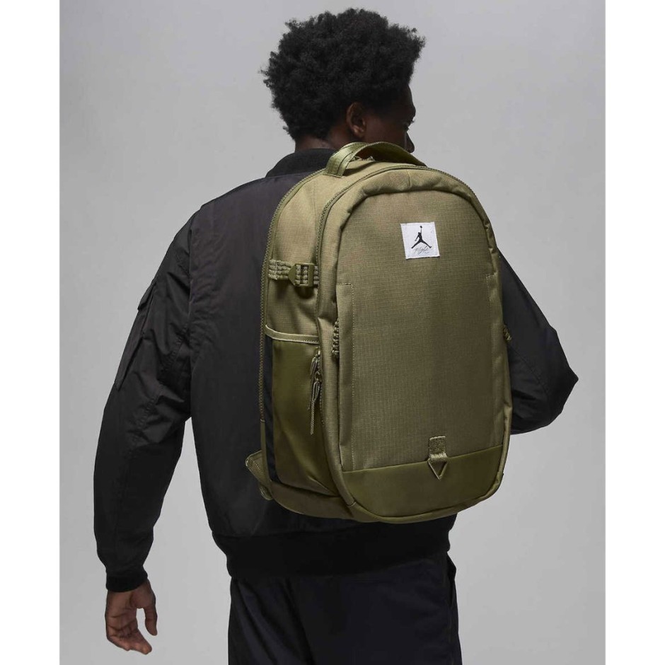 Jordan top suede backpack
