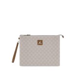JORDAN MONOGRAM POUCH LM0897-W3Z Ecru Image 