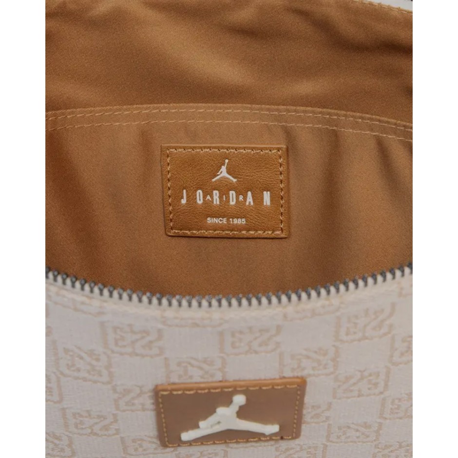 JORDAN MONOGRAM POUCH LM0897-W3Z Ecru