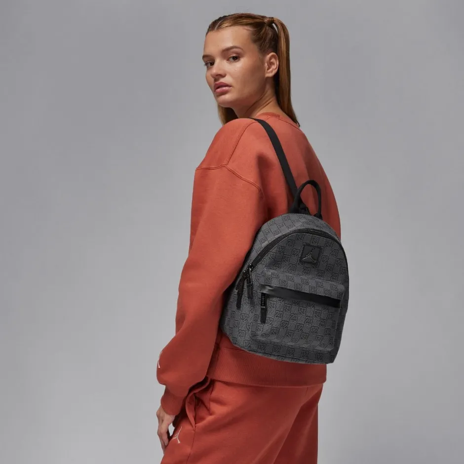 新品未使用 Jordan Monogram Mini Backpack JORDAN MONOGRAM MINI BACKPACK 7A0761-G9Q Coal - Zakcret.gr