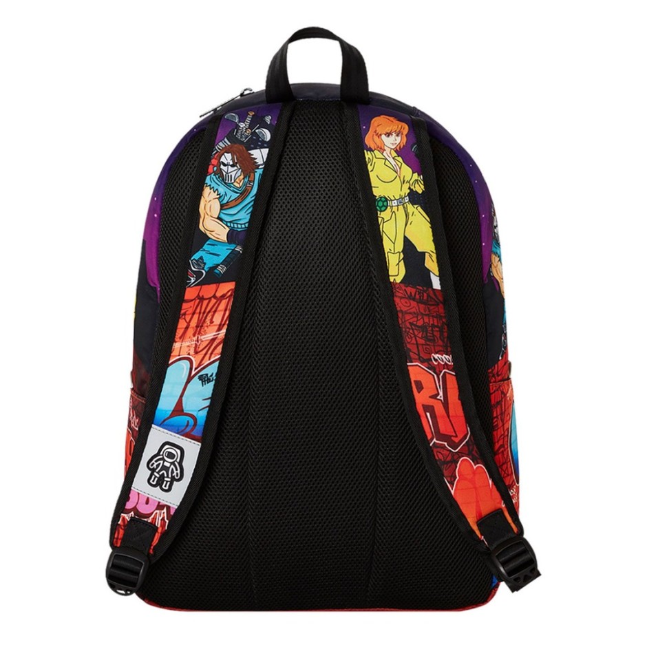 SPACE JUNK TMNT GRAFFITI BACKPACKS SJS135 Colorful