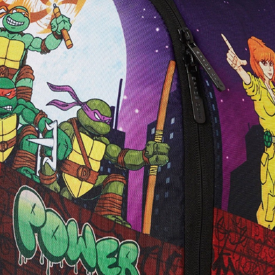 SPACE JUNK TMNT GRAFFITI BACKPACKS SJS135 Colorful