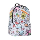 SPACE JUNK SPONGEBOB HANDRAWN CHARACTER BACKPACKS SJS133 Colorful Image 1