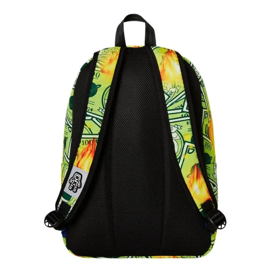 Space Junk Green Money Eyes Slime Graphic Backpack Streetwear Bookbag Space Junk Space Money School Backpack | Skroutz.mt main image 4