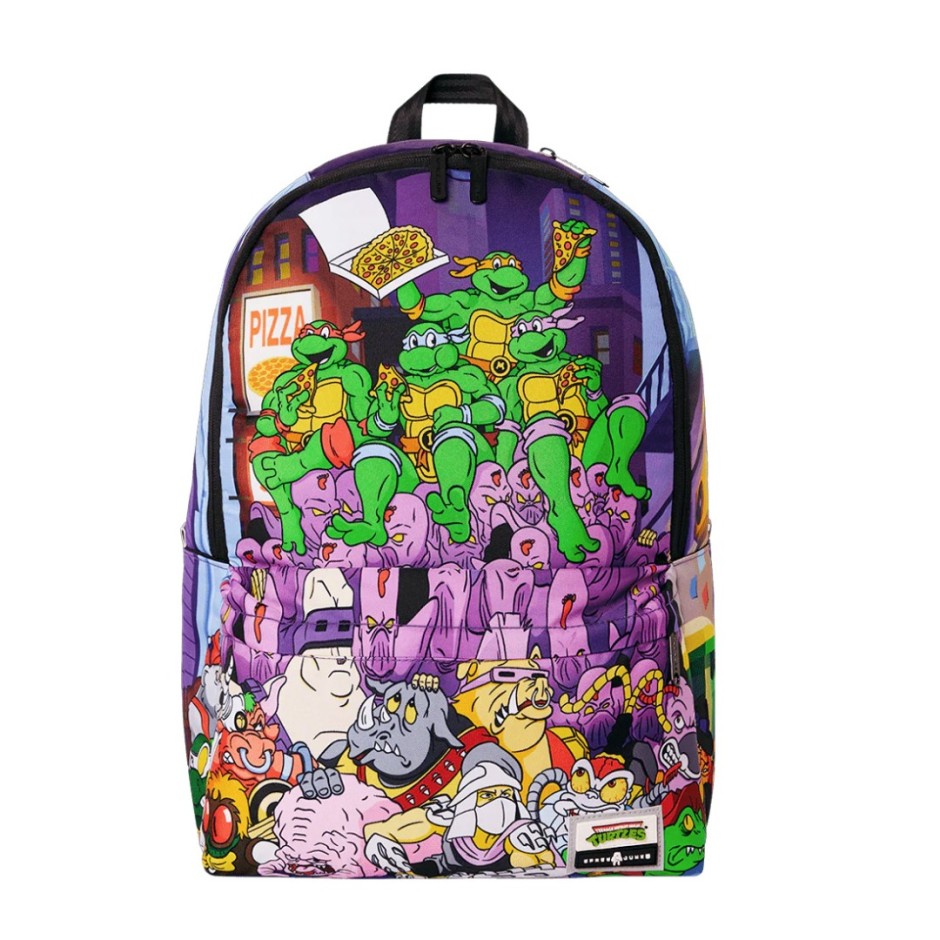 Τσάντα Πλάτης Πολύχρωμη - Space Junk TMNT Pizza Party