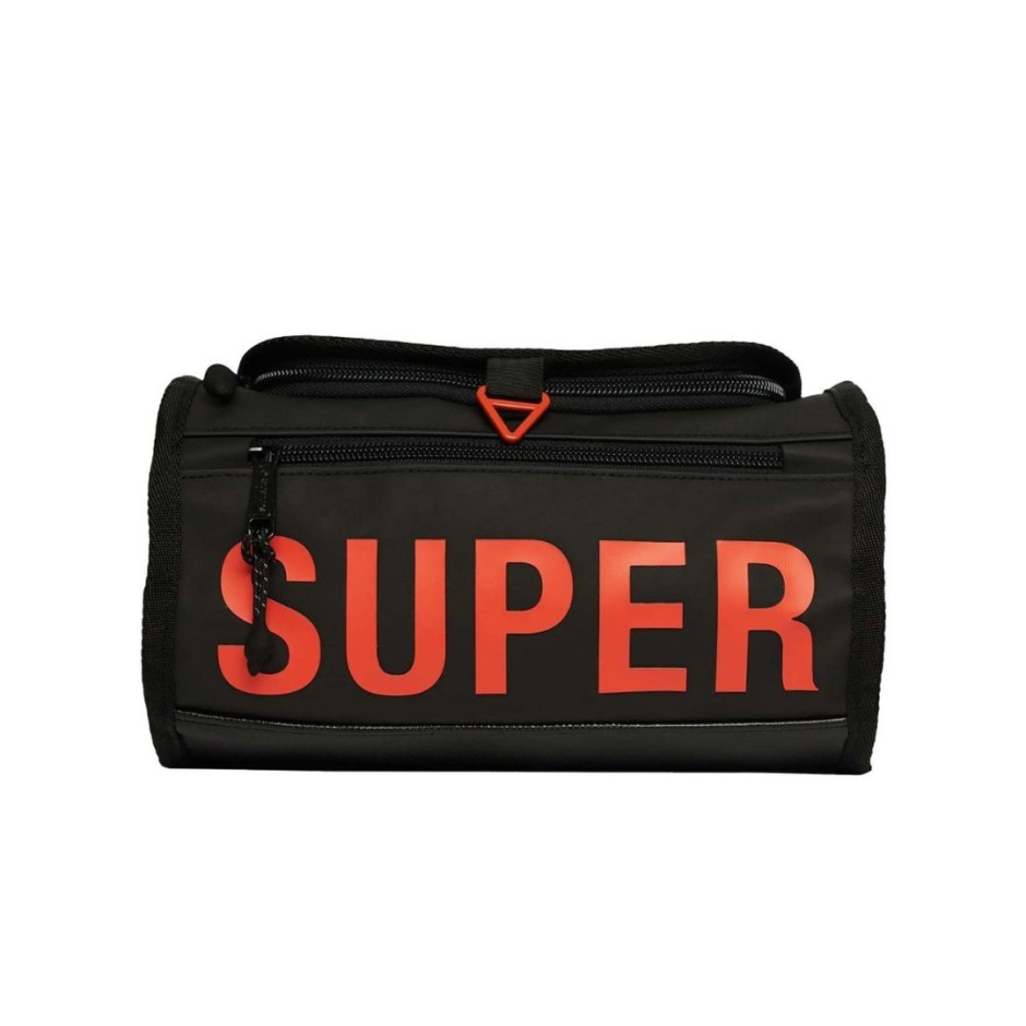 SUPERDRY TARP WASH BAG W9810177A-02A Black