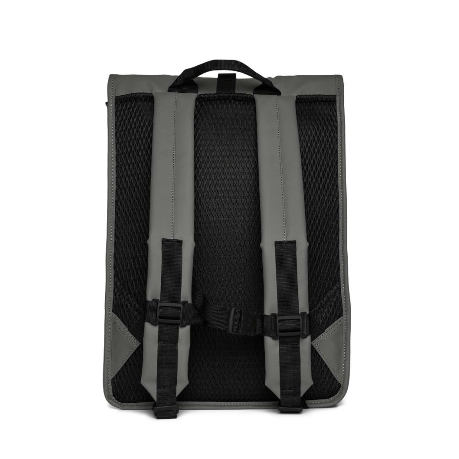Τσάντα Πλάτης Γκρι - Rains Rolltop Rucksack 
