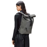 Τσάντα Πλάτης Γκρι - Rains Rolltop Rucksack  Εικόνα 1