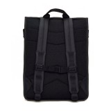 RAINS TRAIL ROLLTOP BACKPACK 14320-01 Black Image 0