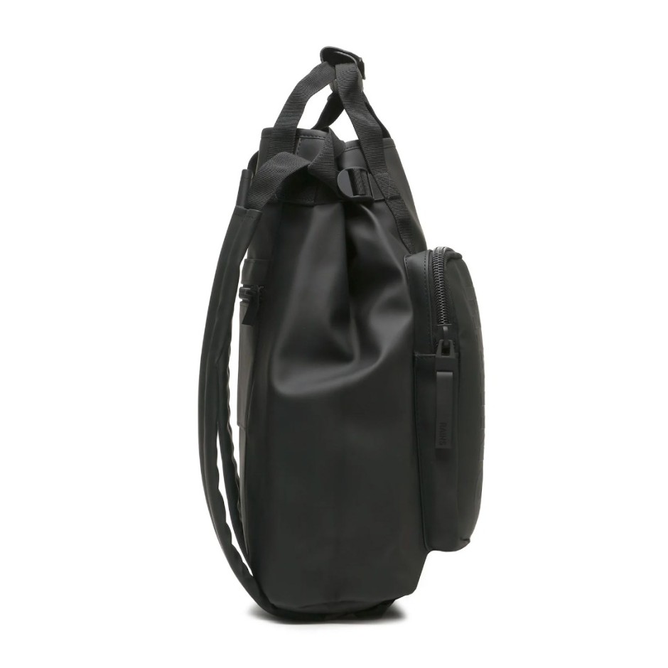 RAINS TEXEL TOTE BACKPACK W3 14240-01 Black