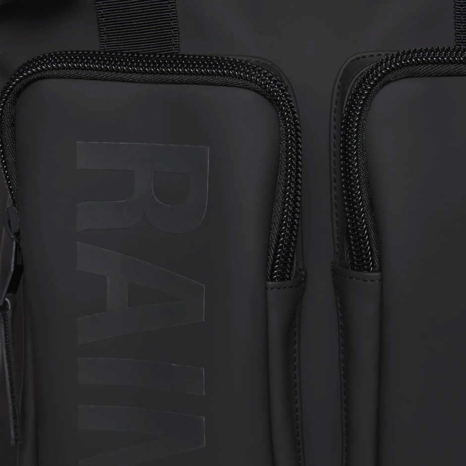 RAINS TEXEL TOTE BACKPACK W3 14240-01 Black