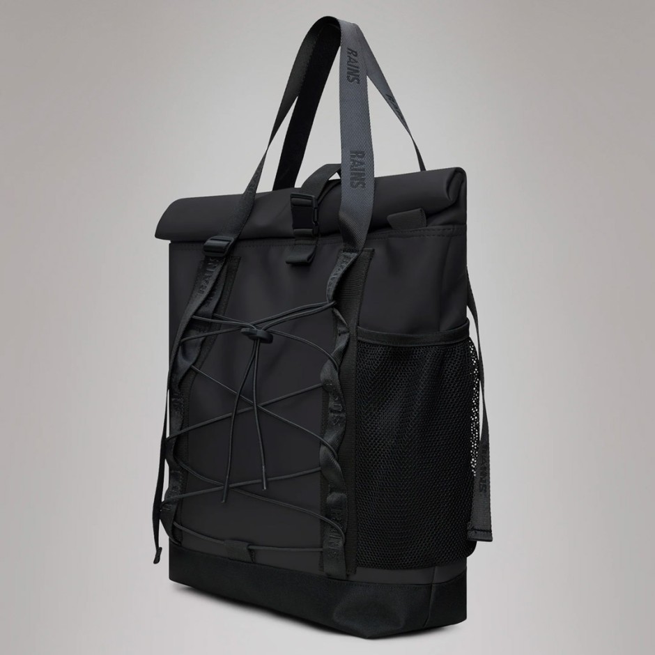 Τσάντα Μαύρη - Rains Trail Rolltop Tote