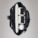 RAINS ROLLTOP TOTE BAG 13390-01 Black Image 2