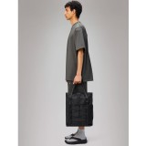 RAINS ROLLTOP TOTE BAG 13390-01 Black Image 5