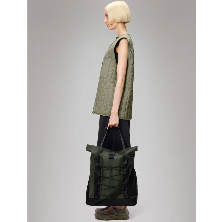 Τσάντα Πράσινη - Rains Trail Rolltop Tote