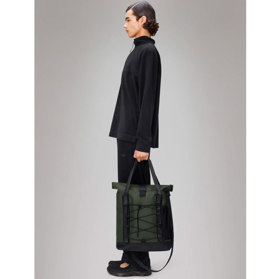 Τσάντα Πράσινη - Rains Trail Rolltop Tote