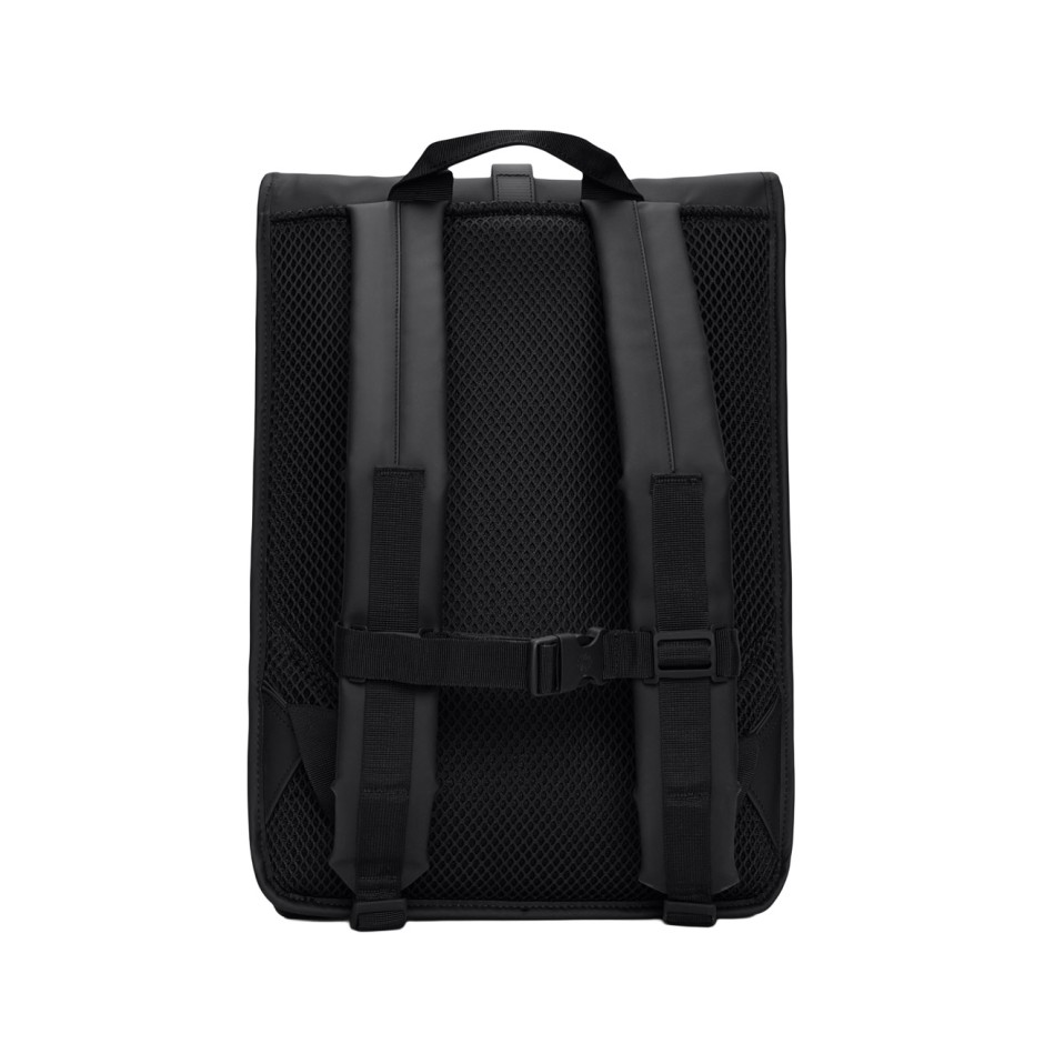 Backpack Black - Rains Rolltop Rucksack