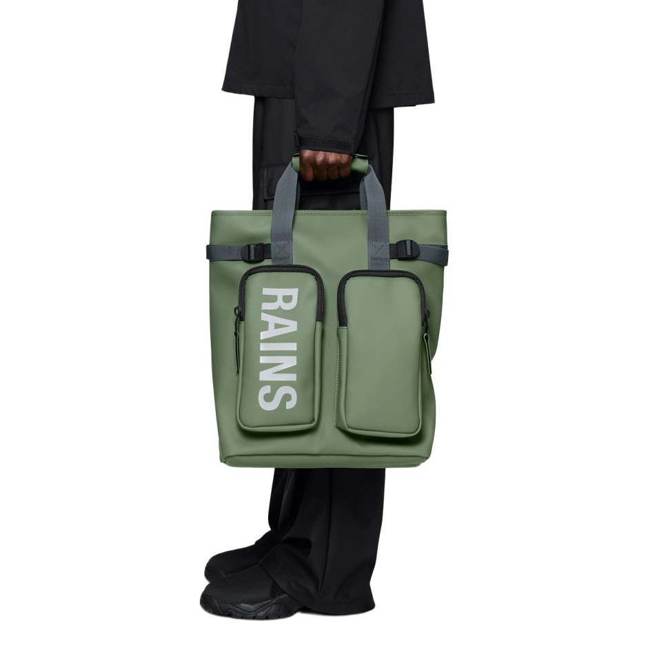 Tote Bag Green - Rains Texel 