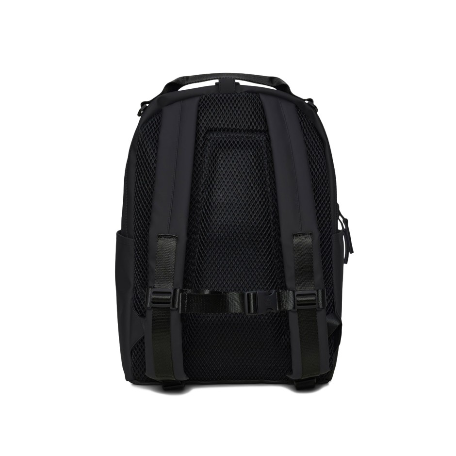 Backpack Black - Rains Clip Front 