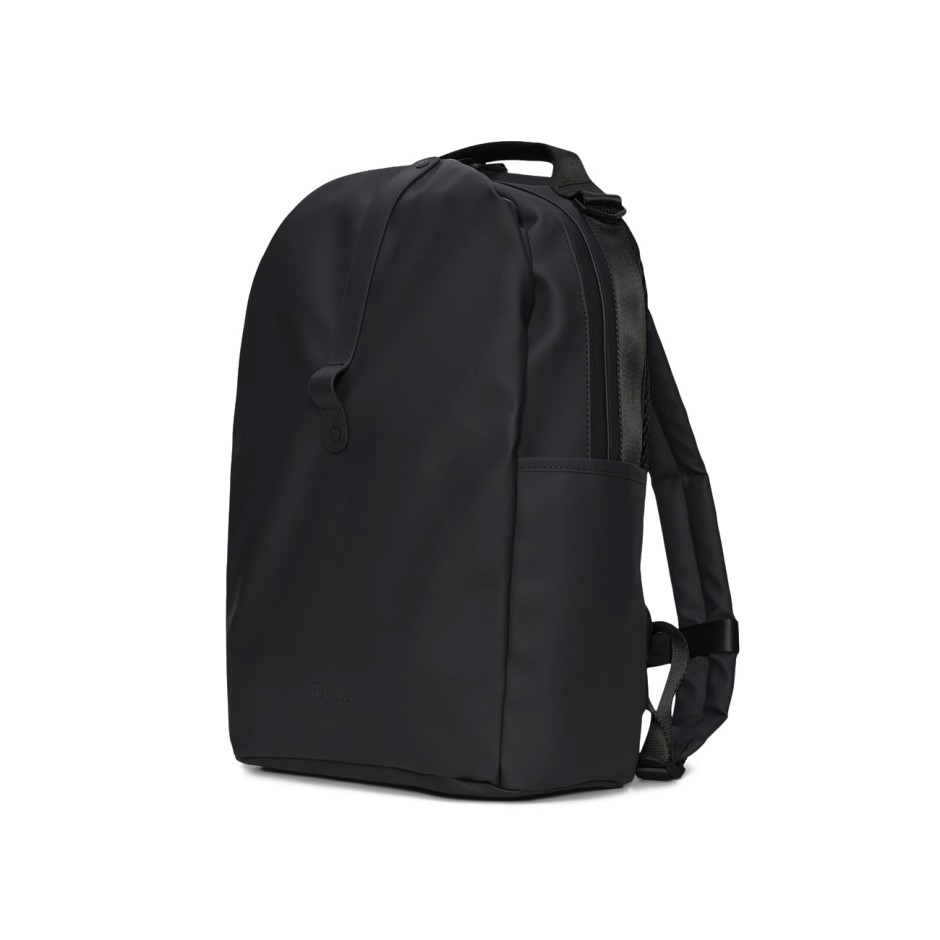 Backpack Black - Rains Clip Front 