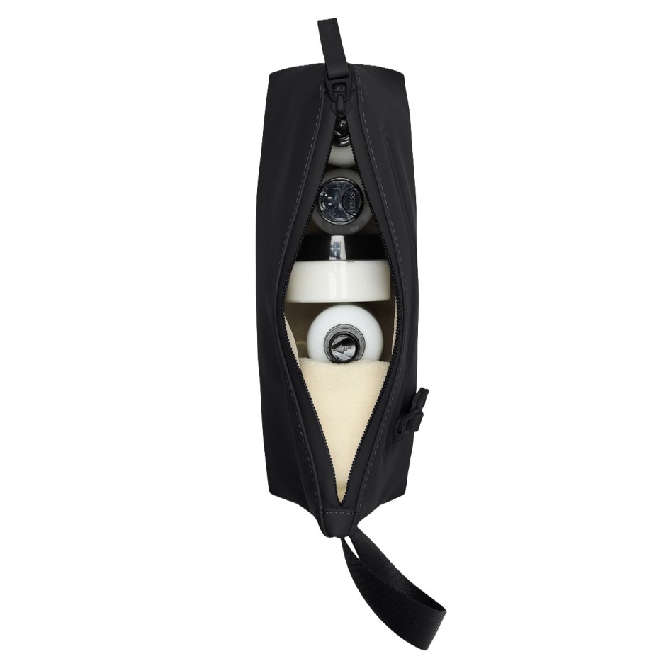 RAINS COSMETIC BAG ZIP W3 16250-151 Black