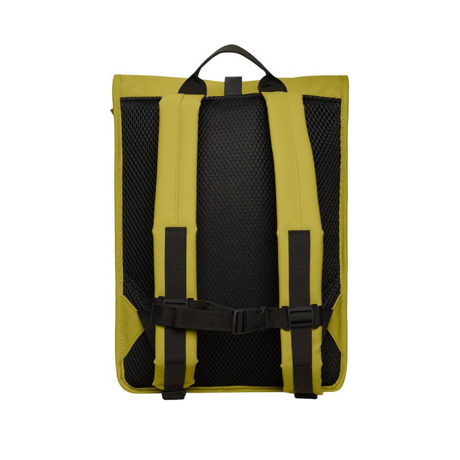 Τσάντα Πλάτης Κίτρινη - Rains Rolltop Rucksack