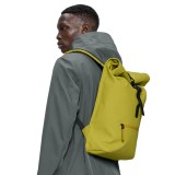 Τσάντα Πλάτης Κίτρινη - Rains Rolltop Rucksack Εικόνα 2