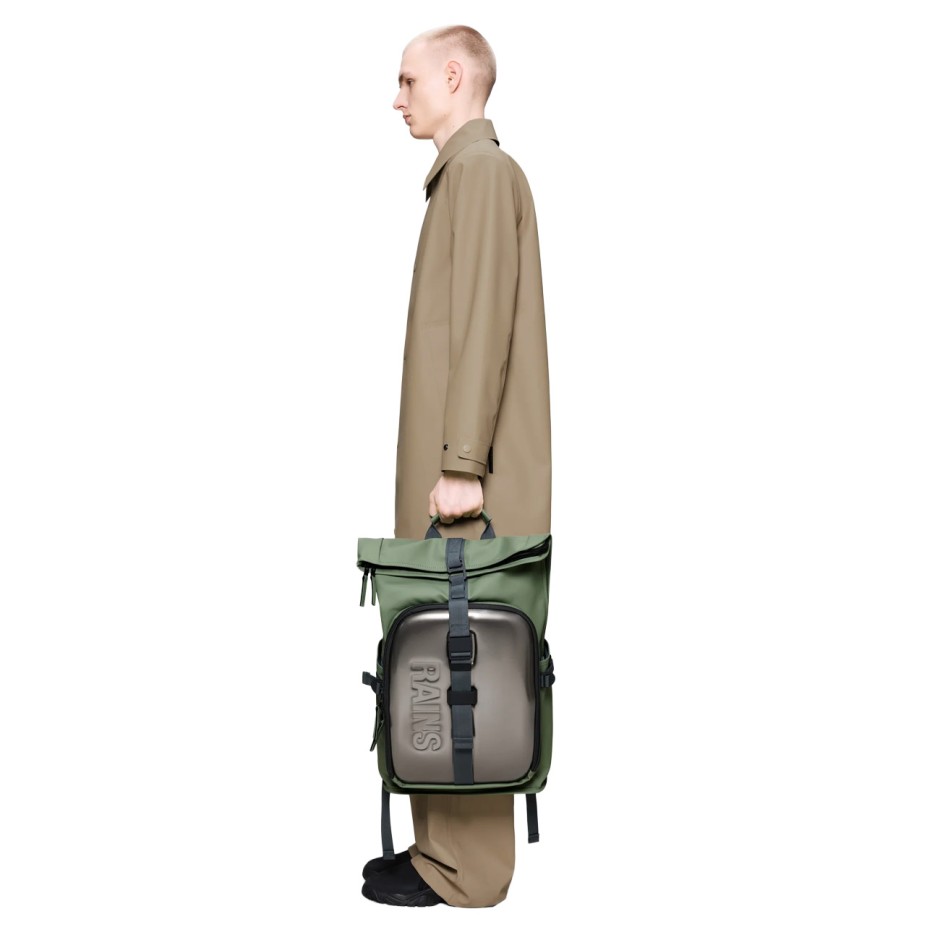 Backpack Khaki - Rains Texel Moulded