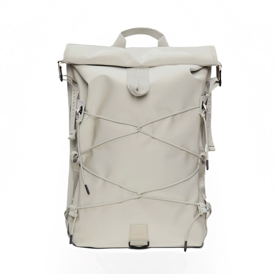 RAINS CORD ROLLTOP BACKPACK 14480-103 Ecru