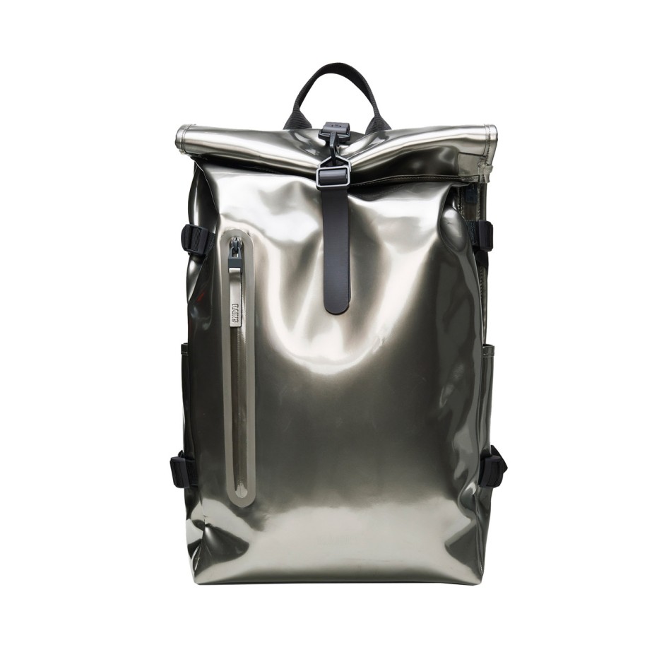 Backpack Grey - Rains Rolltop Rucksack Large