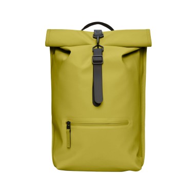 Τσάντα Πλάτης Κίτρινη - Rains Rolltop Rucksack