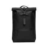 RAINS ROLLTOP RUCKSACK 13320-01 Black Image 