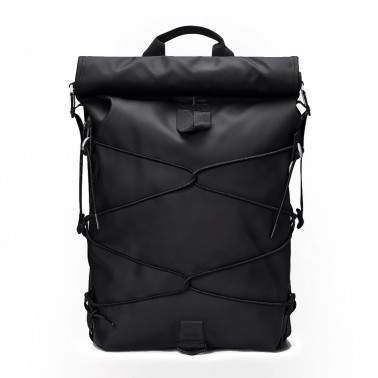 RAINS CORD ROLLTOP BACKPACK 14480-01 Black