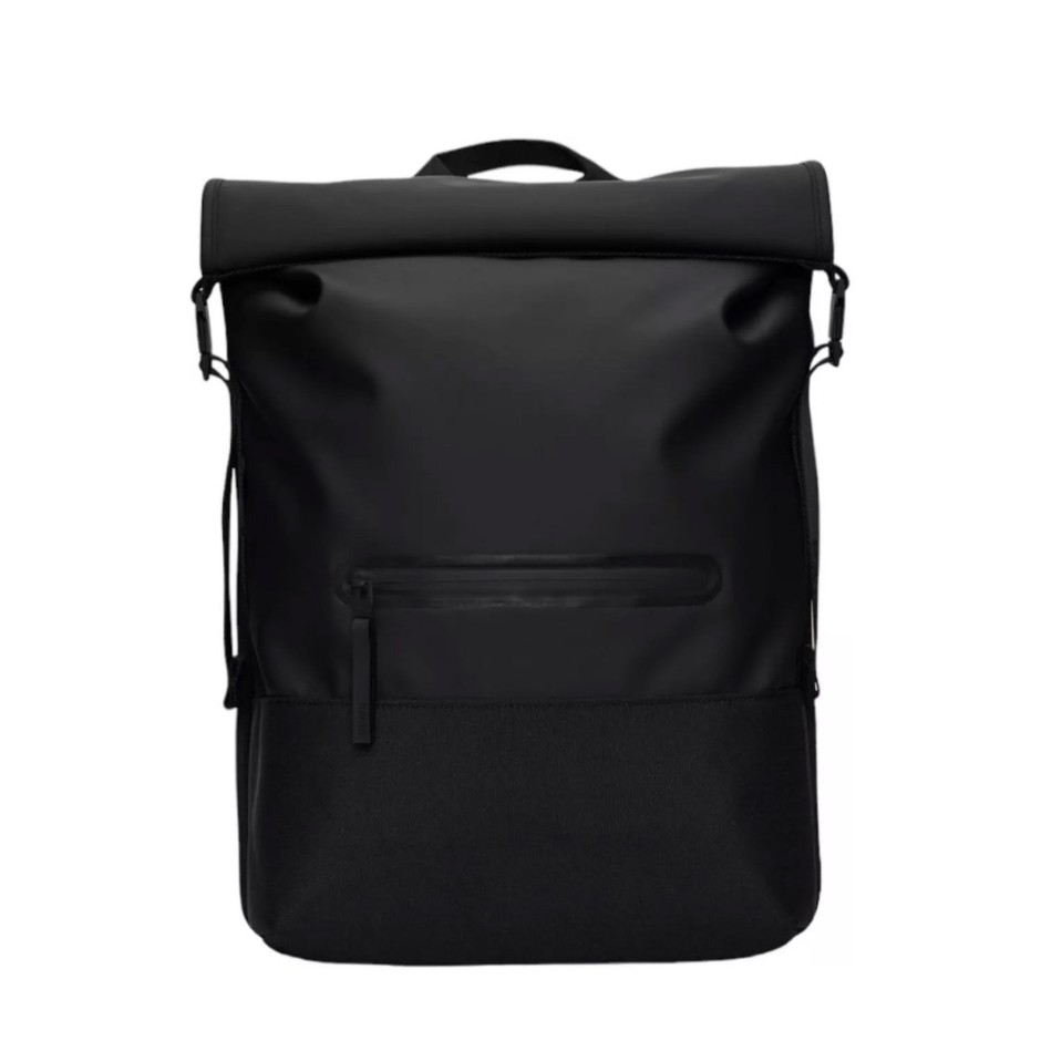 RAINS TRAIL ROLLTOP BACKPACK 14320-01 Black