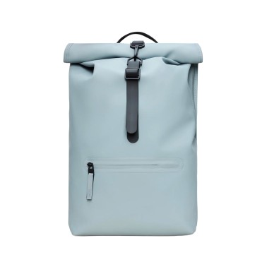 Backpack Blue - Rains Rolltop Rucksack