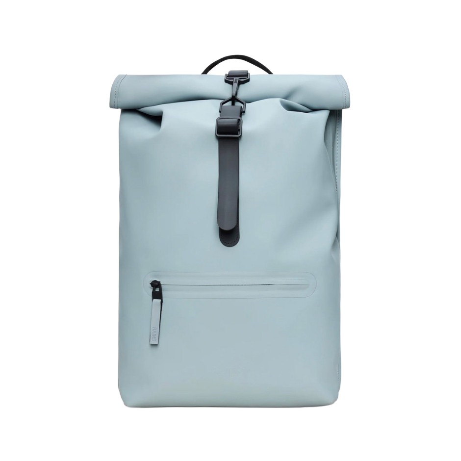 Backpack Blue - Rains Rolltop Rucksack