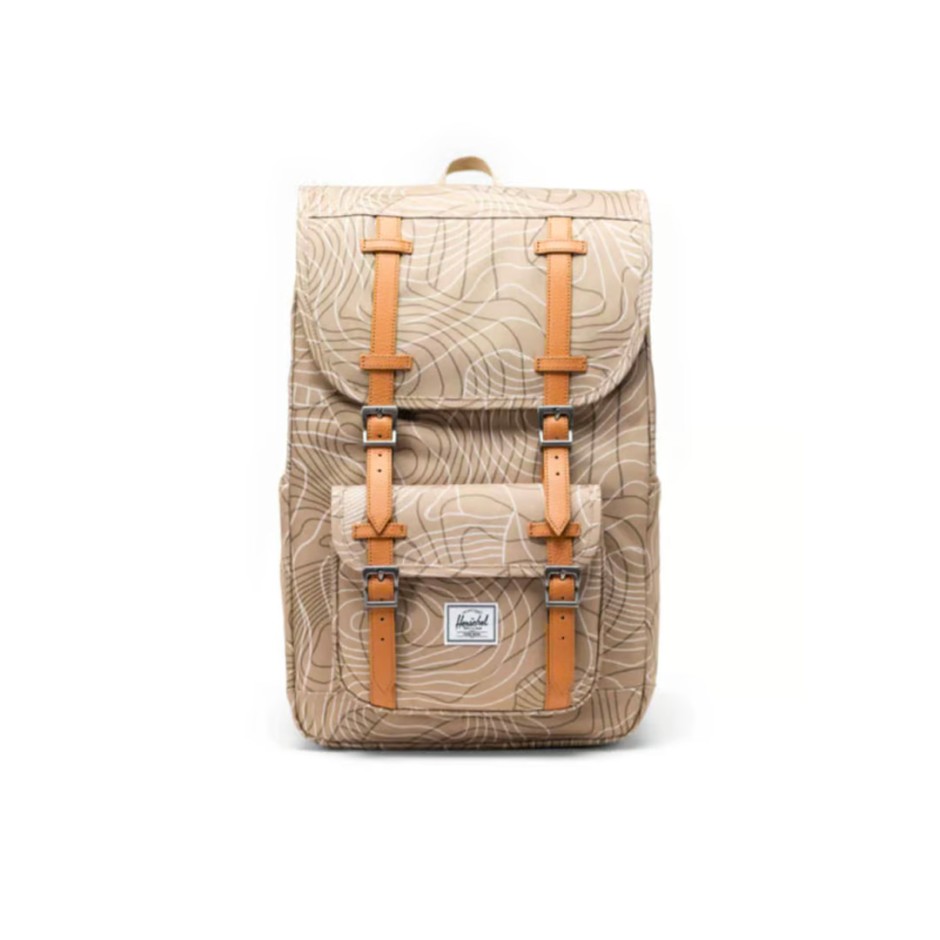 Τσάντα Πλάτης Μπεζ - Herschel Little America Mid-Volume