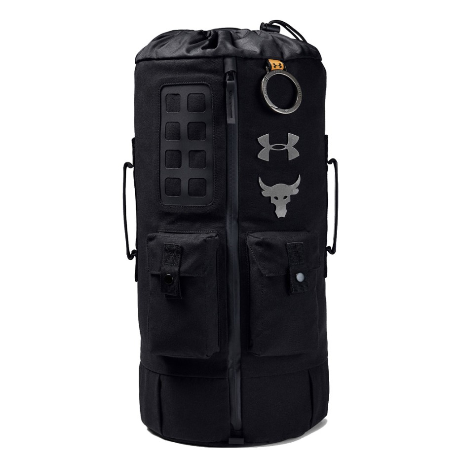 UNDER ARMOUR PROJECT ROCK DUFFEL BAG 1345663-001 Black