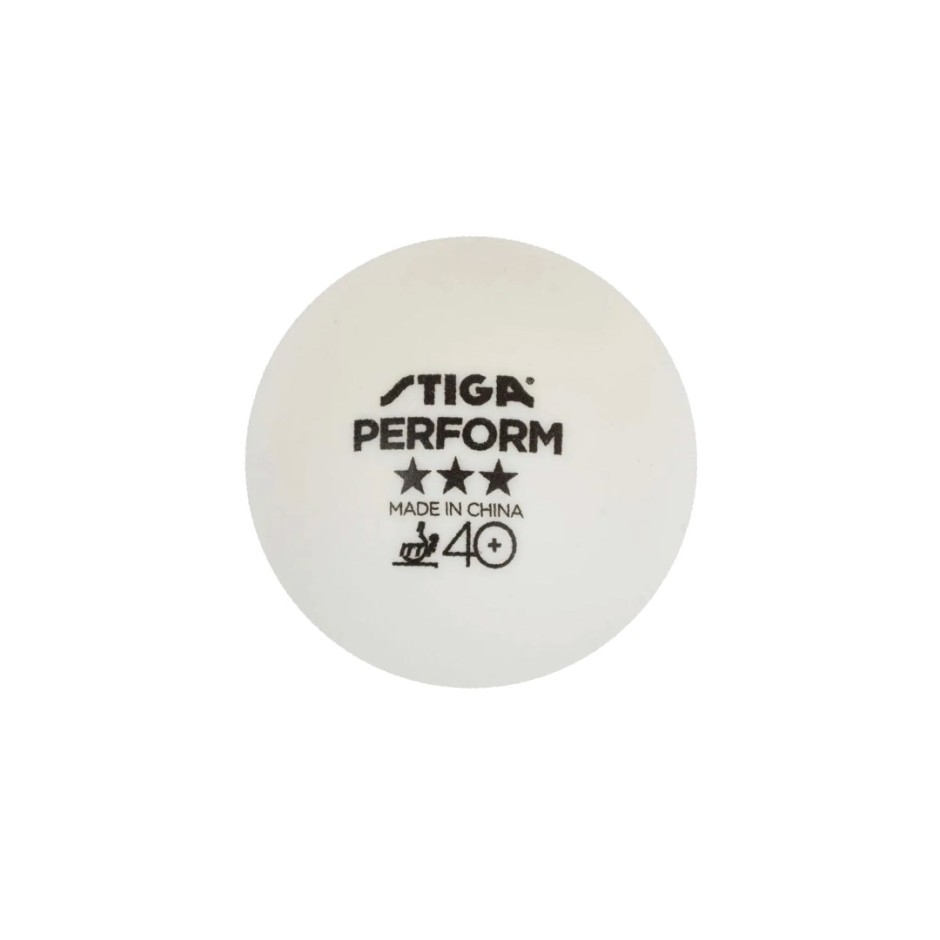 STIGA PERFORM 3STAR ABS 6PACK 1113-2110-06 White