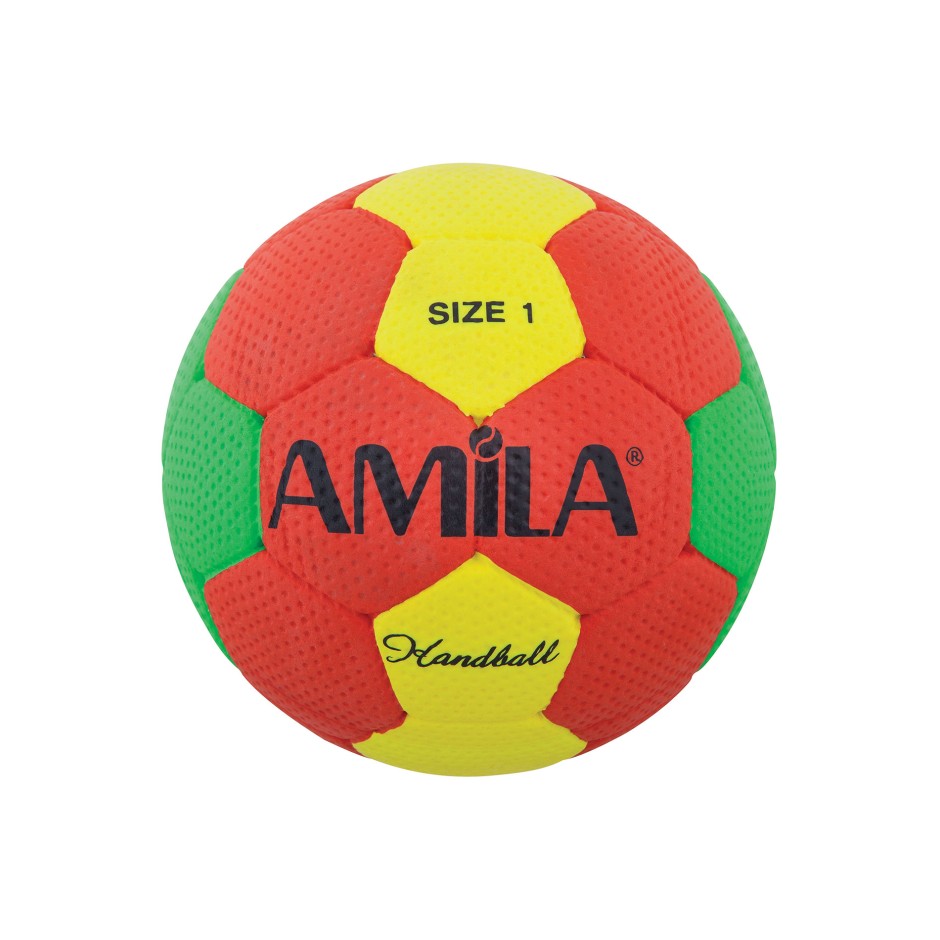 AMILA HANDBALL CELLULAR RUBBER SIZE1 41321 Πολύχρωμο