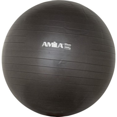 AMILA ΜΠΑΛΑ ΓΥΜΝΑΣΤΙΚΗΣ 65CM 1350GR BULK - ΜΑΥΡΟ 48414 Μαύρο