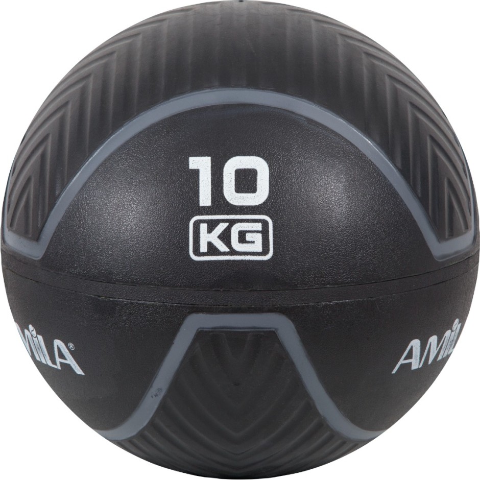 AMILA WALL BALL RUBBER 10KG 84743 Black