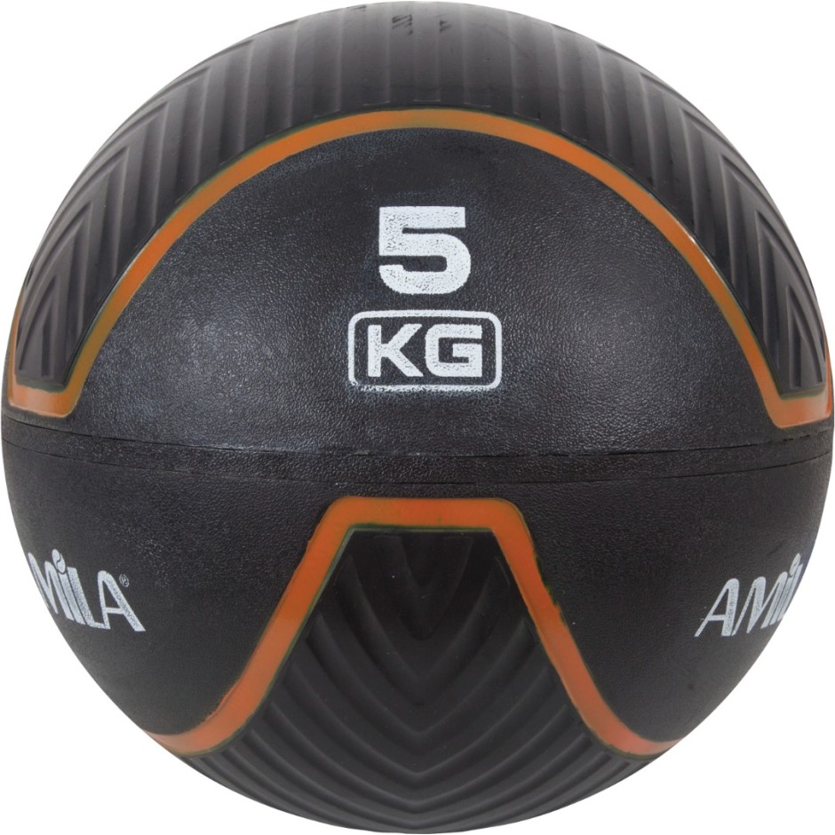 AMILA WALL BALL RUBBER 5KG 84746-18 Black