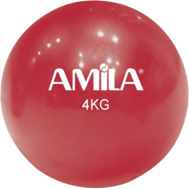 Μπάλα Γυμναστικής Κόκκινη - Amila Toning Ball 4kg