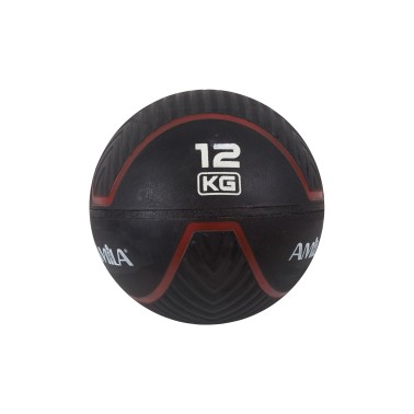 Wall Ball Μαύρη - Amila Rubber 12Kg
