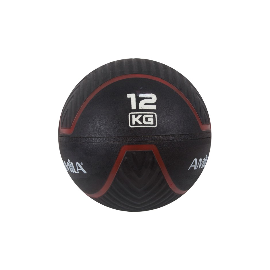 Wall Ball Μαύρη - Amila Rubber 12Kg