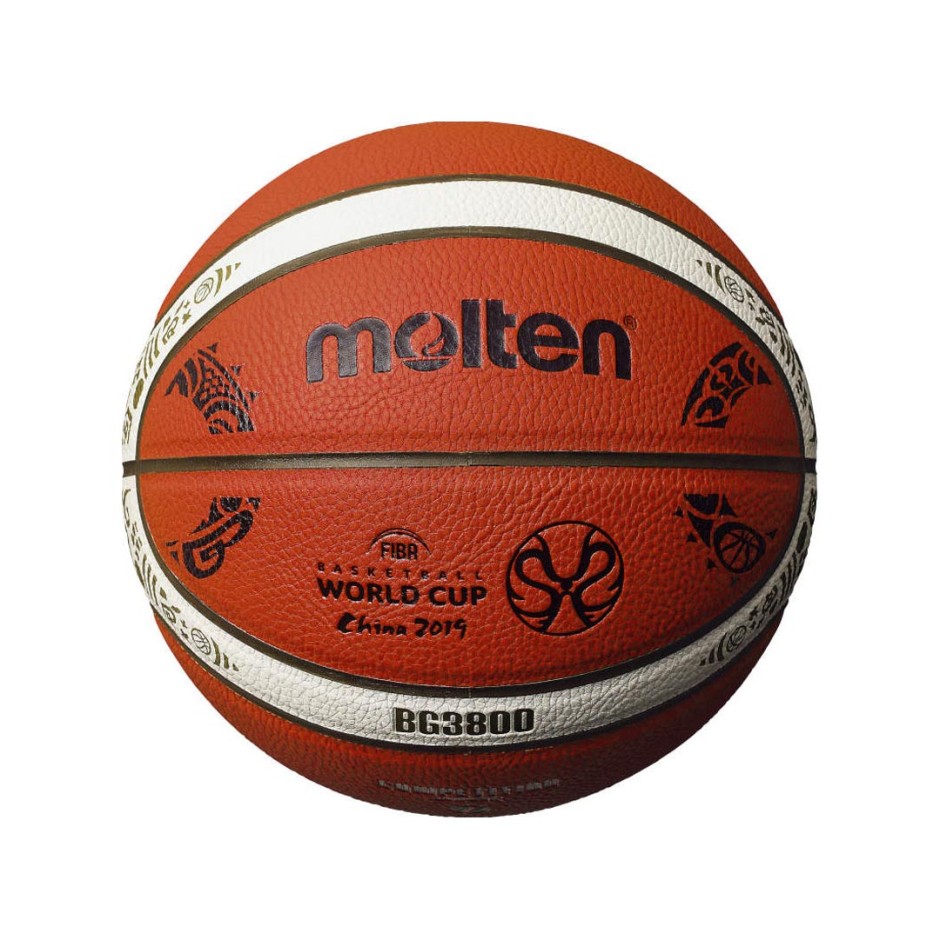 MOLTEN FIBA BASKETBALL WORLD CUP 2019 SIZE 7 B7G3800-M9C Πορτοκαλί